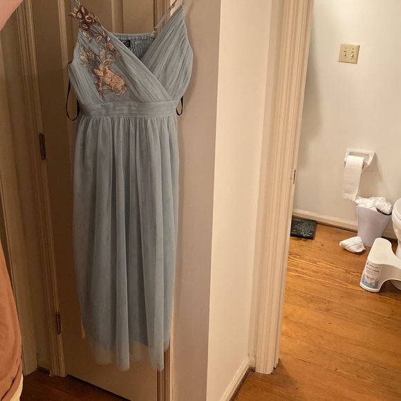 Little mistress maternity dress. Color blue - Picture 3 of 3